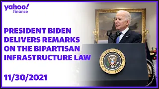 President Biden delivers remarks on the Bipartisan Infrastructure Law