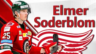 The Swedish Giant Soderblom is Taking Care of Business in Sweden! Top Detroit Red Wings Prospect!