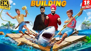 BUILDING House With SUKHCHAIN in RAFT SURVIVAL Live Multiplayer Gameplay