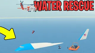 Air force once FORCED to land on WATER! | PTFS Roleplay (Roblox)