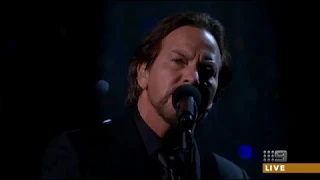 Eddie Vedder Oscar 2018 Performance (In Memoriam Segment)