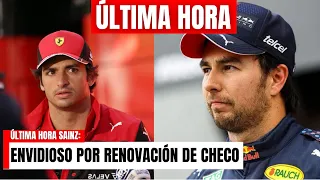 LA TRAICIÓN de CARLOS SAINZ a CHECO PÉREZ *NUEVA PELEA*