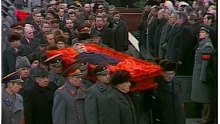 HD Soviet Leader Leonid Brezhnev Funeral Похороны Брежнева