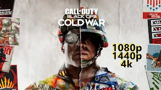 i9-10900kf RTX 3080 Call of Duty Black Ops Cold War Beta Maxed-Low @1080p,1440p,4k