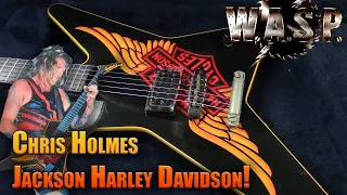 Chris Holmes Harley Davidson Guitar!