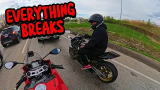 Why bikers don't buy Aprilia (RSV4 Funny Moments)