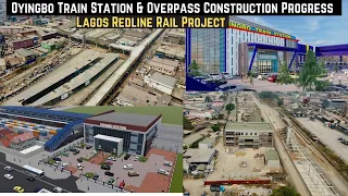 Oyingbo Train Station & Overpass Construction Progress (January 2023) || Lagos Redline Rail Project