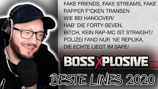 BossXplosive! Die besten Deutschrap-Lines 2020 - Reaction