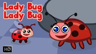 Lady Bug, Lady Bug Fly Away Home - Nursery Rhymes for Children