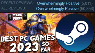 EVERY OVERWHELMINGLY POSITIVE STEAM PC GAME IN 2023 - 2 ARE FREE!