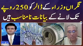 Statements by Caretaker Ministers to bring the dollar to 250 rupees are inappropriate - Hafeez Pasha