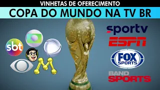 Vinhetas de oferecimento da Copa do Mundo na TV brasileira (1970/2022)