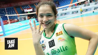 5 Set Points Saved. 3-Straight Aces by Michelle Cobb to win it for La Salle | UAAP 80