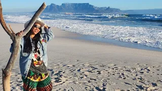 Sunset Beach Walk, Cape Town, South Africa🇿🇦, with Beautiful Thai Wife.🇹🇭