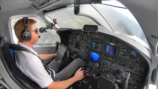 Flying Single Pilot into VERY BUSY AIRSPACE!