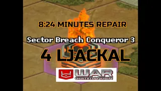 War Commander -  Conqueror Base 3 8:23 minutes Repair