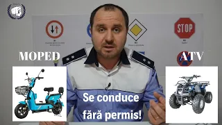 Ce VEHICUL poți să conduci FĂRĂ PERMIS ?!