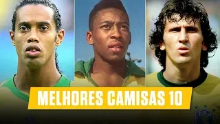 Os 10 Melhores CAMISAS 10 da História • Brasileiros