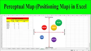 How to Make a Perceptual Map (Positioning Map) in Excel | Perceptual Mapping Examples