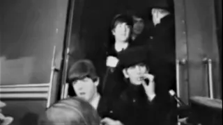 The Beatles Arrive in Washington - CBS News (Raw Footage) - 11 February 1964