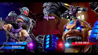 Ultron and Hawkeye vs Ultron Omega  - MARVEL VS. CAPCOM: INFINITE - Final Battle