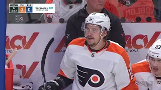 Travis Konecny Chirps Rasmus Dahlin After He Takes Penalty Against Him