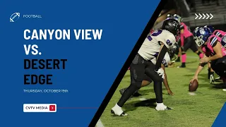 Canyon View vs. Desert Edge (Varsity Football)