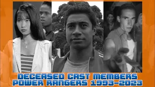 Deceased POWER RANGERS Cast Members (1993-2023) | Henshinformation #63