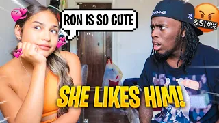 SHE HAS FEELINGS FOR RON SUNO.... *GETS HEATED*