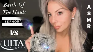 ASMR • Battle Of The Hauls • Sephora VIB Sale VS. Ulta Haul • Soothing, Relaxing Whispers & Tapping