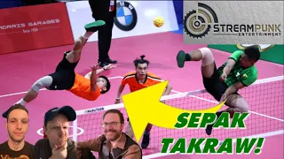 Americans React To: Sepak Takraw!