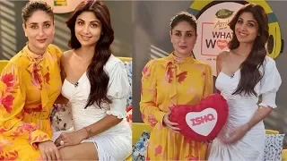 Kareena & Shilpa shooting for 'what women want season 2' for 104 8 Ishq