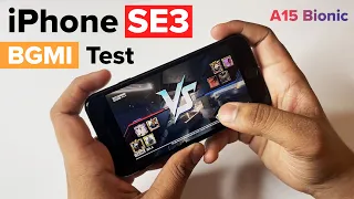 iPhone SE 3 (2022) - Extreme BGMI Test in 2024 | Battery test | VMinds