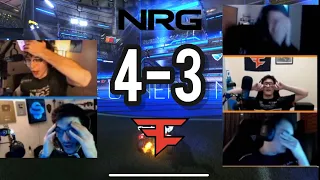 NRG REVERSE SWEEPS FAZE AND MAKE GRAND FINALS!! | NRG vs FAZE | RLCS 21/22: NASCAR 351