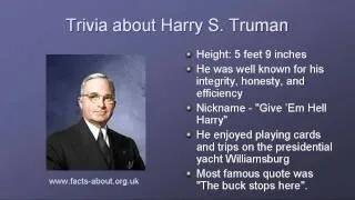 President Harry Truman Biography