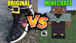 One Two Buckle My Shoe Vs Official Minecraft Version | Side by Side Comparison