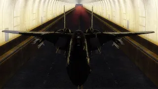 War thunder - F14A tunnel run