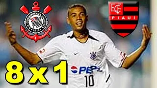 Corinthians 8 x 1 Flamengo-PI Oitavas de Final Copa do Brasil 2001