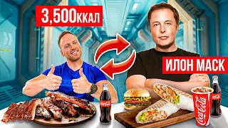 24 ЧАСА ПИТАЮСЬ как ИЛОН МАСК! САМЫЙ ДОРОГОЙ РАЦИОН