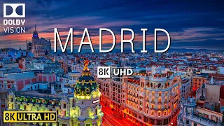 MADRID 8K Video Ultra HD With Soft Piano Music - 60 FPS - 8K Nature Film