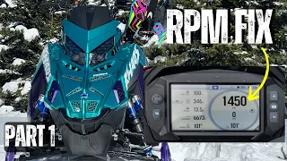 Polaris 9R OVER-REVS!  Bikeman Snypr Clutch Weight Install