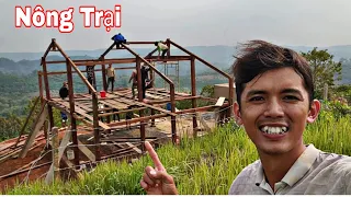 Xây Dựng Căn Nhà Gỗ Cho Nông Trại | Của Sang Vlog | Thăm Lại Nông Trại Sầu Riêng Trên Bản