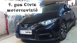 9. gen Civic moterrevizió, nagyszerviz