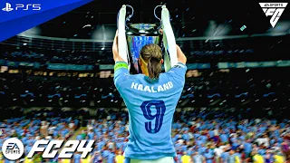 FC 24 - Man City vs. Arsenal - Champions League 2024 Final Match at Wembley | PS5™ [4K60]