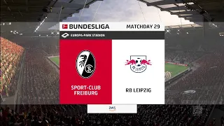 FIFA 23 | SC Freiburg vs RB Leipzig - Europa-Park Stadion | Gameplay