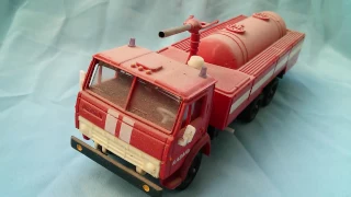 Масштабная модель КамАЗ 53213 Пожарный 1:43 Элекон