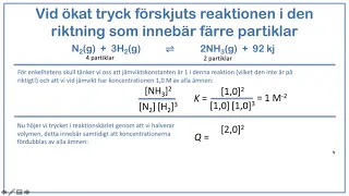 Kemisk jämvikt - del 3: Vad händer om man stör ett jämviktssystem? Le Chateliers princip.