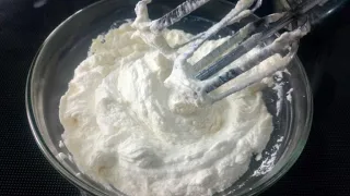 How to make whipping cream with Cornflour and milk