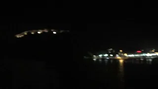Μύρινας Λήμνου Λιμάνι-Νυχτερινή Άφιξη από Καβάλα &ότι Γύρω-Arrival at Myrina Lemnos Port from Kavala
