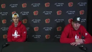 Flames players react to firing of Geoff Ward, hiring new coach Darryl Sutter